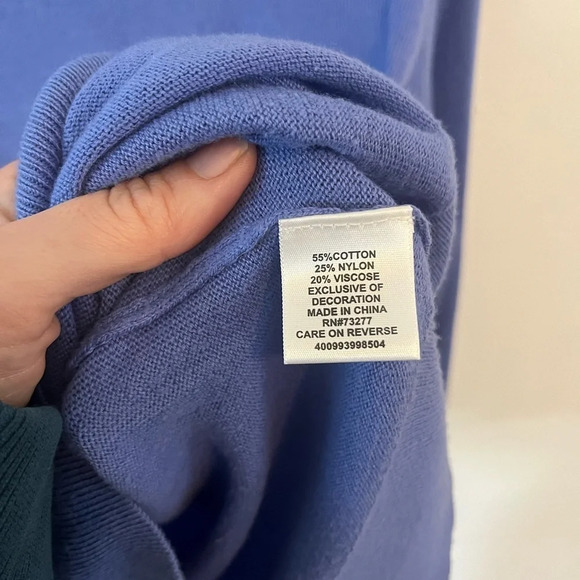 Blue Elle short sleeve women’s cardigan like material - Picture 5 of 9